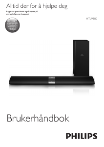 Bruksanvisning Philips HTL9100 Hjemmeteatersystem