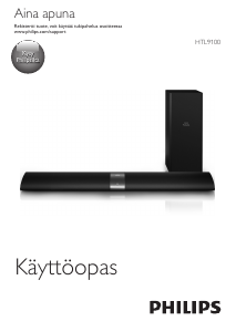 Käyttöohje Philips HTL9100 Kotiteatterijärjestelmä