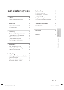 Brugsanvisning Philips HTR3464 Hjemmebiosystem