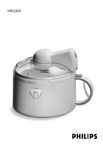 Bruksanvisning Philips HR2304 Glassmaskin
