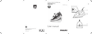 Manual Philips GC4501 Azur Performer Plus Iron