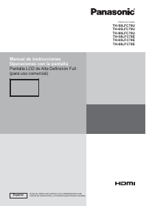 Manual de uso Panasonic TH-65LFC70E Monitor de LCD