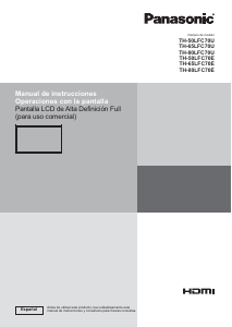 Manual de uso Panasonic TH-80LFC70E Monitor de LCD