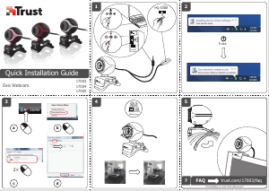 Bruksanvisning Trust 17003 Exis Webcam