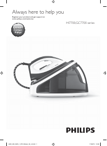 Manual de uso Philips HI7716 FastCare Plancha