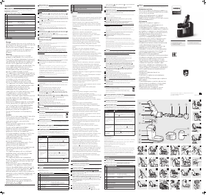 Manual Philips HR1889 Juicer