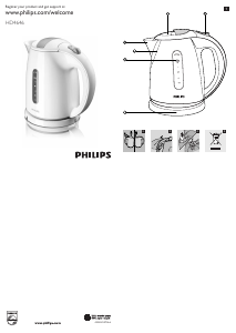 Bedienungsanleitung Philips HD4646 Wasserkocher