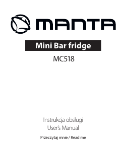Instrukcja Manta MC518 Lodówka