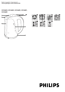 Наръчник Philips HD4684 Чайник