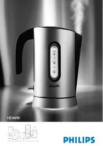 Руководство Philips HD4690 Aluminium Collection Чайник