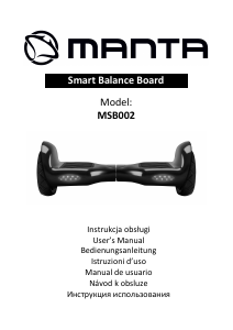 Manual Manta MSB002 Hoverboard