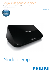 Mode d’emploi Philips HMP5000 Lecteur multimédia