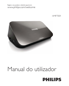 Manual Philips HMP7001 Leitor multimédia