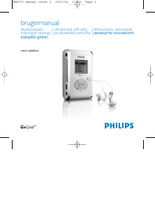 Brugsanvisning Philips HDD070 Mp3 afspiller