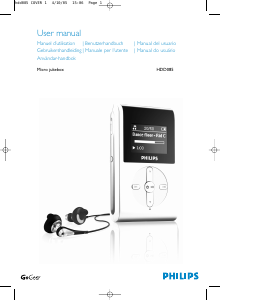 Mode d’emploi Philips HDD085 Micro Jukebox Lecteur Mp3