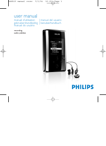 Bedienungsanleitung Philips HDD120 Mp3 player