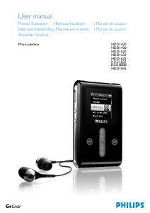 Bruksanvisning Philips HDD1620 Micro Jukebox Mp3 spelare
