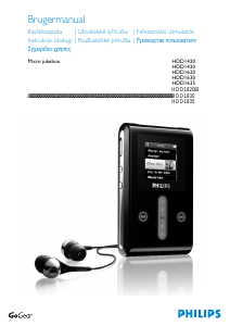 Bedienungsanleitung Philips HDD1620 Micro Jukebox Mp3 player