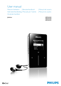 Bruksanvisning Philips HDD6320 Jukebox Mp3 spelare