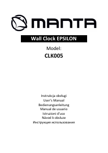 Руководство Manta CLK005 Радиобудильник