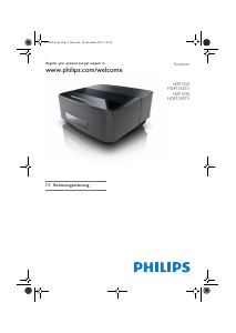 Bedienungsanleitung Philips HDP1550 Screeneo Projektor