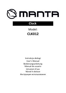 Handleiding Manta CLK012 Wekkerradio