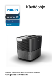 Käyttöohje Philips HDP2510 Projektori