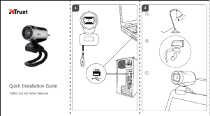 説明書 Trust 18678 Tubiq Full HD ウェブカメラ