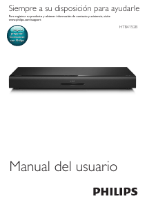 Manual de uso Philips HTB4152B Altavoz
