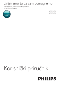 Priručnik Philips HTB7150 Zvučnik