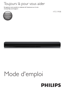 Mode d’emploi Philips HTL1190B Haut-parleur