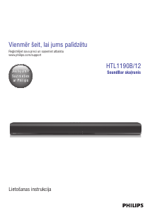 Rokasgrāmata Philips HTL1190B Skaļrunis