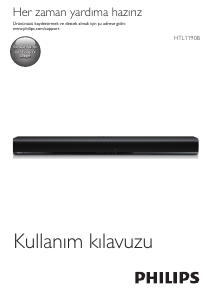 Kullanım kılavuzu Philips HTL1190B Hoparlör