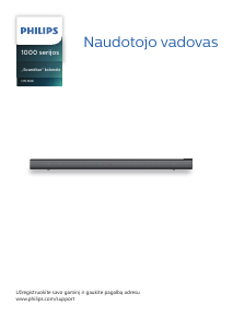 Vadovas Philips HTL1508 Garsiakalbis