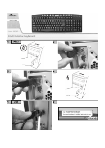 Bruksanvisning Trust 16087 Camiva Multimedia Tastatur