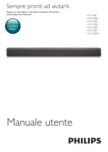 Manuale Philips HTL2100 Altoparlante