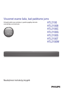 Vadovas Philips HTL2100 Garsiakalbis