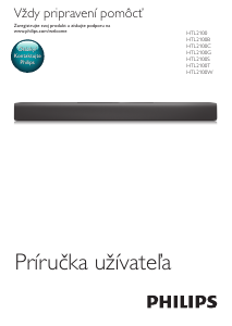 Návod Philips HTL2100 Reproduktor