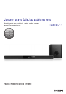 Vadovas Philips HTL3140B Garsiakalbis