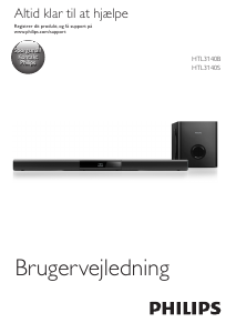 Brugsanvisning Philips HTL3140B Højttaler