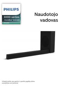 Vadovas Philips HTL3310 Garsiakalbis