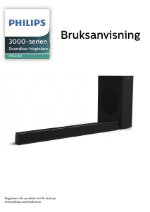 Bruksanvisning Philips HTL3310 Högtalare