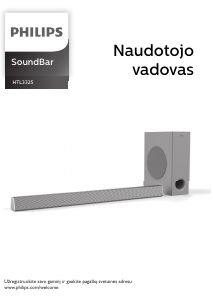 Vadovas Philips HTL3325 Garsiakalbis