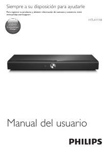 Manual de uso Philips HTL4111B Altavoz