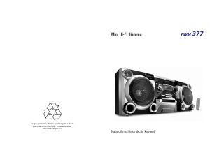 Vadovas Philips FWM377 Stereofoninis rinkinys