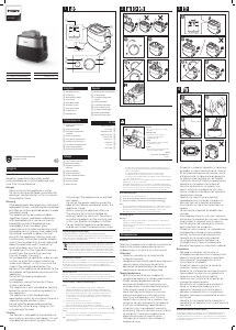 Прирачник Philips HD2516 Тостер