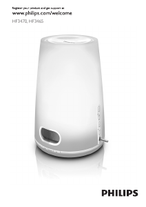 Használati útmutató Philips HF3465 Ébresztőfény
