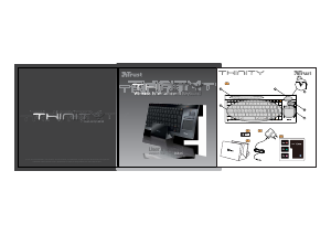 Bruksanvisning Trust 16816 Thinity Wireless Entertainment Tastatur