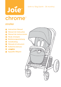 Kullanım kılavuzu Joie Chrome Katlanır bebek arabası