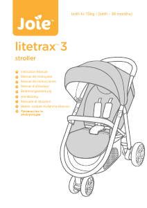 Manual de uso Joie Litetrax 3 Cochecito